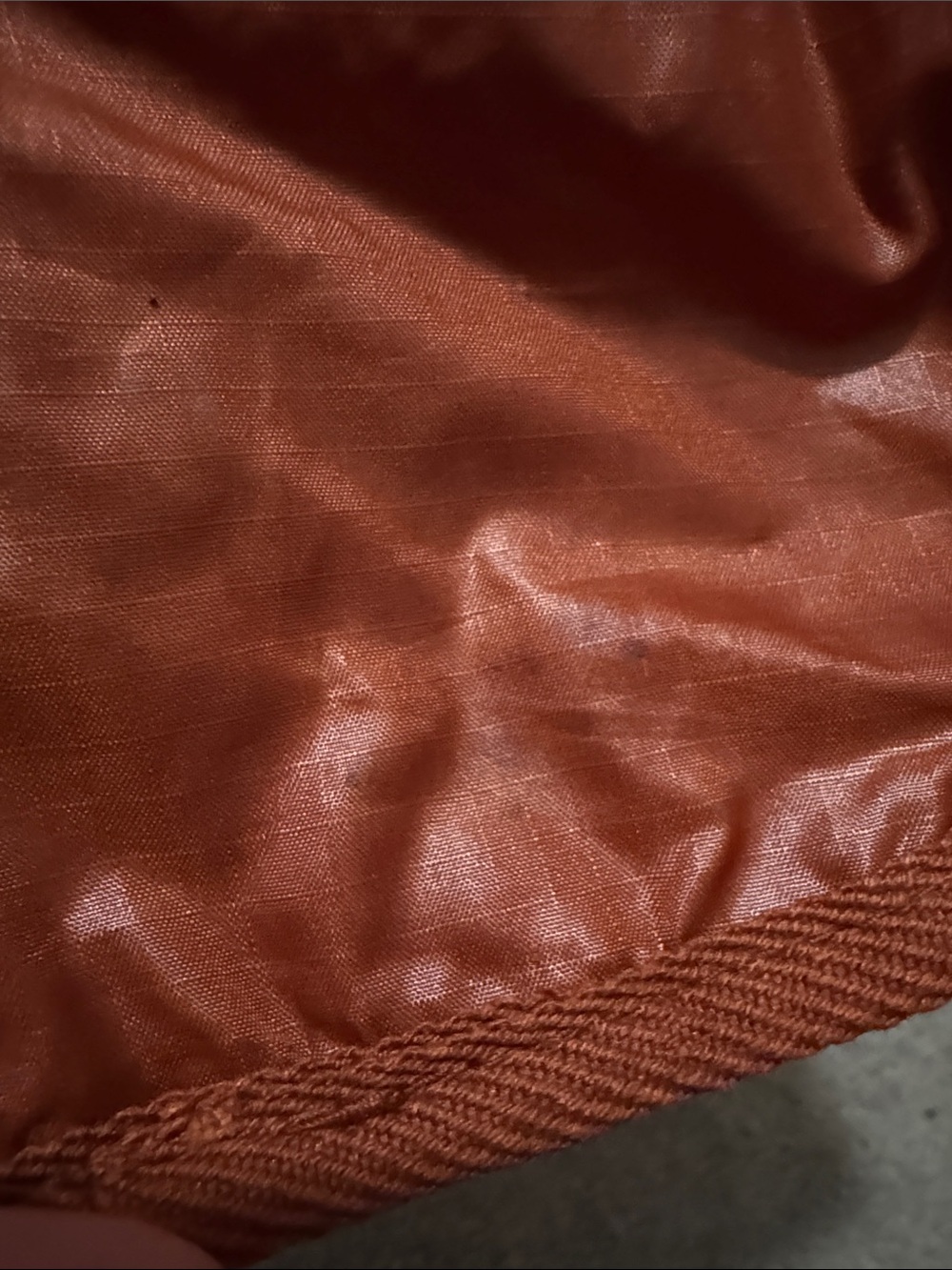 Vintage (70’s) Quilted Spacesac Duffle-Terra Cotta-GUC - Picture 12 of 17